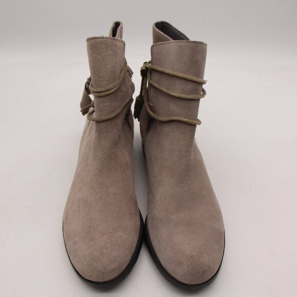 Sorel Farah Ankle Boot Women's Size 11 Kettle Ankle Suede Heeled NL2682-005 Grey - Picture 2 of 10